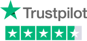 Trustpilot logo and ratings